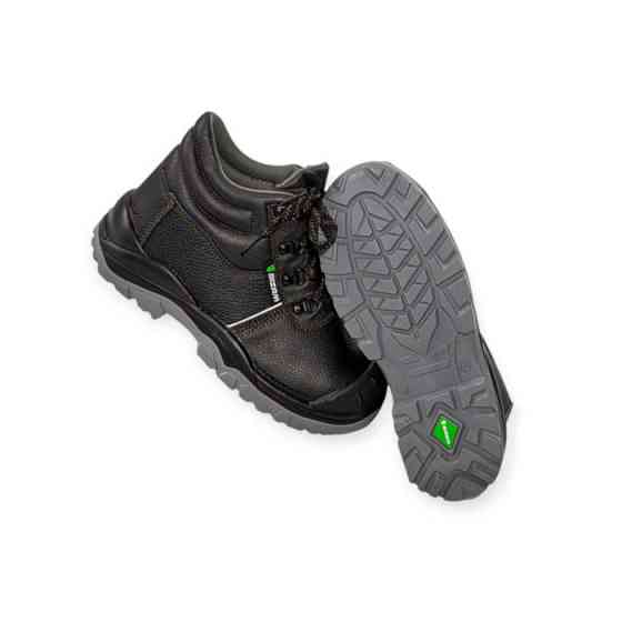 Черевики Boston захисні, нар. 40 шкіра, сталева підноска, 4-х шовні з'єднання, маслобензостійкі Мукачево