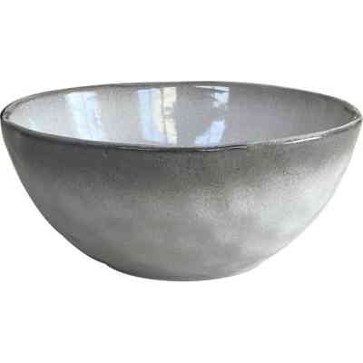 Салатник Ardesto Umbria 660мл, 15.3см, кераміка, сірий світлий (AR2915UG) Винница