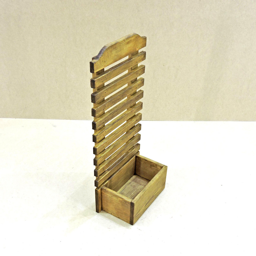 Полиця настінна для квітів "Сальвадор" капучино Миколаїв - фото 5