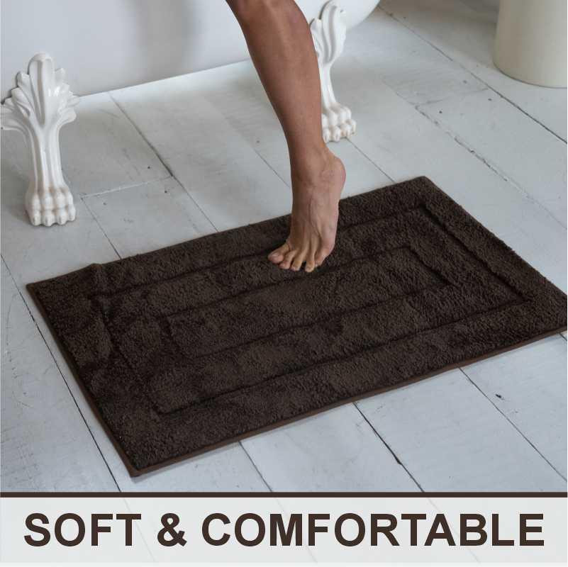 Килимок для ванної кімнати Lovely Svi - 50 x 80 см Коричневий (2565071) Київ - фото 8