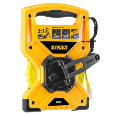 Рулетка DeWALT FIBREGLASS, 30мx19мм, стекловолокно, 2-й класс точности (DWHT34218-0) Винница - изображение 3