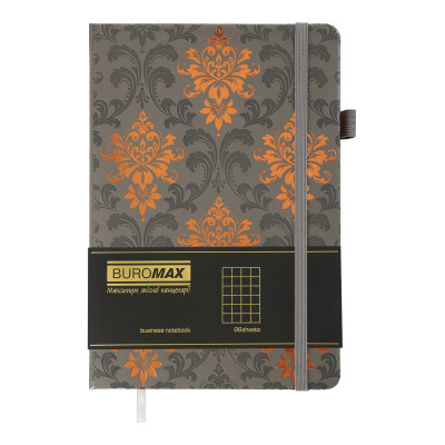 Книга записна Buromax ROYAL А5 96 аркушів клітинка, сірий (BM.295125-09) Вінниця - фото 2