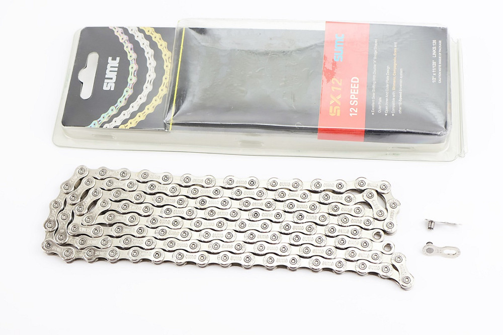 Ланцюг приводний 1/2х11/128х126L 12 швидкостей, сріблястий SX12 Киев - изображение 1