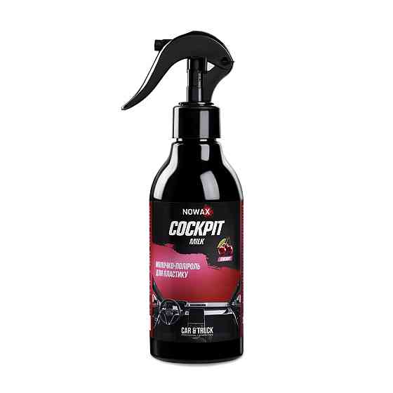 Молочко-полироль для пластика Nowax Cockpit Milk Cherry, 280мл Львов