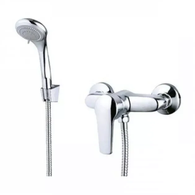 Смеситель для душа с душевым гарнитуром WEZER GIT5-A181 хром Киев - изображение 2