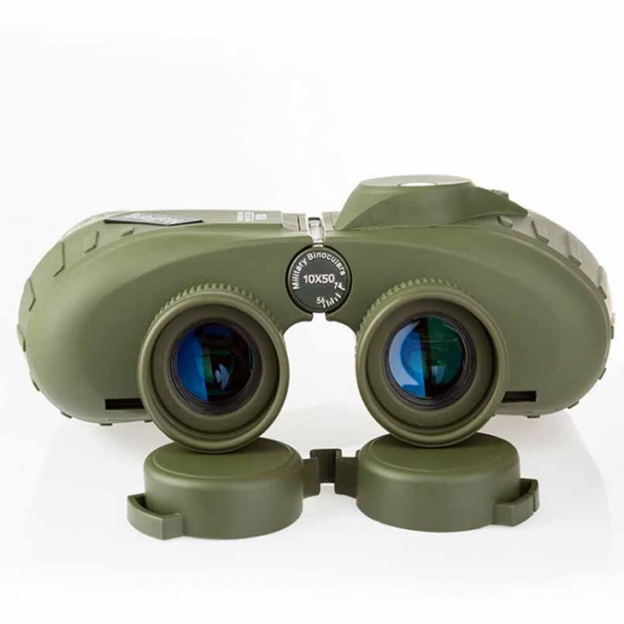 Бинокль Bostron 10х50 (компас + дальномерная сетка) Оливковый Винница - изображение 4