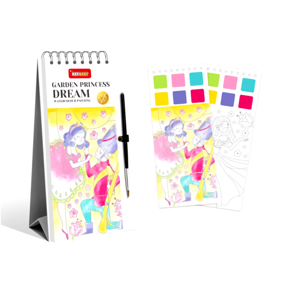 Набір для творчості.Розмальовки з фарбами і пензликом.Мольберти для дітей з палітрами Keybaby 4 шт. Кам'янець-Подільський