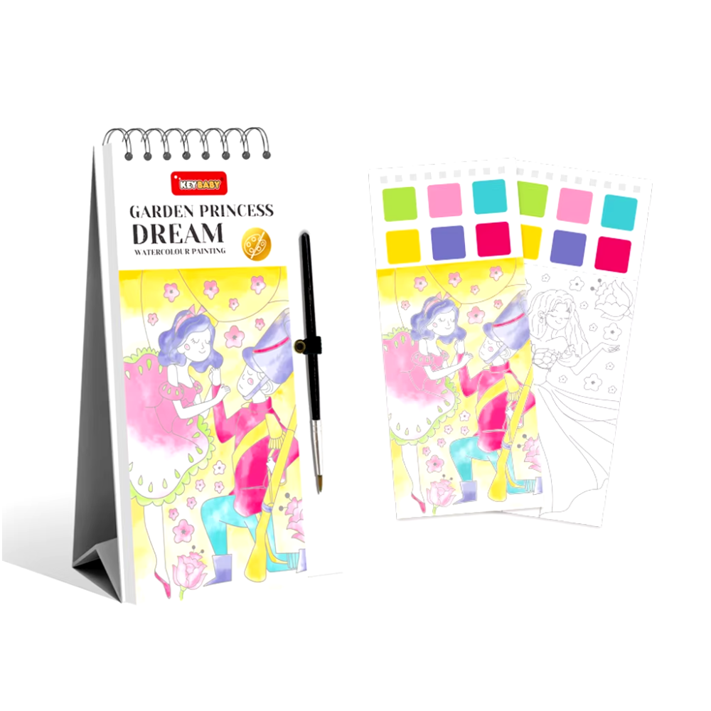 Набір для творчості.Розмальовки з фарбами і пензликом.Мольберти для дітей з палітрами Keybaby 4 шт. Кам'янець-Подільський - фото 5