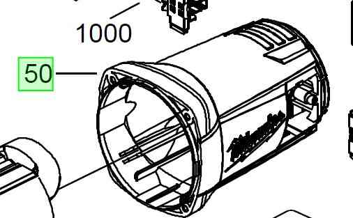 Корпус двигуна для AG22-230 DMS MILWAUKEE Одесса