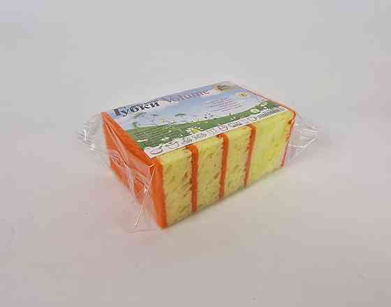 Губка кухонна для посуду 5 шт. Volume (Супер Торба) (1 пачка) Харків