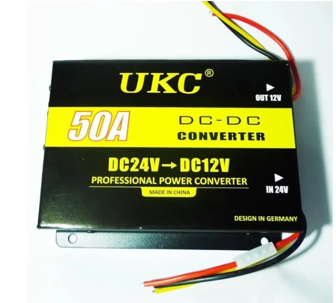 Конвертер UKC DC/DC 24V-12V 50A, потужний перетворювач напруги із захистом, для авто та техніки, 110 символів Одеса - фото 1