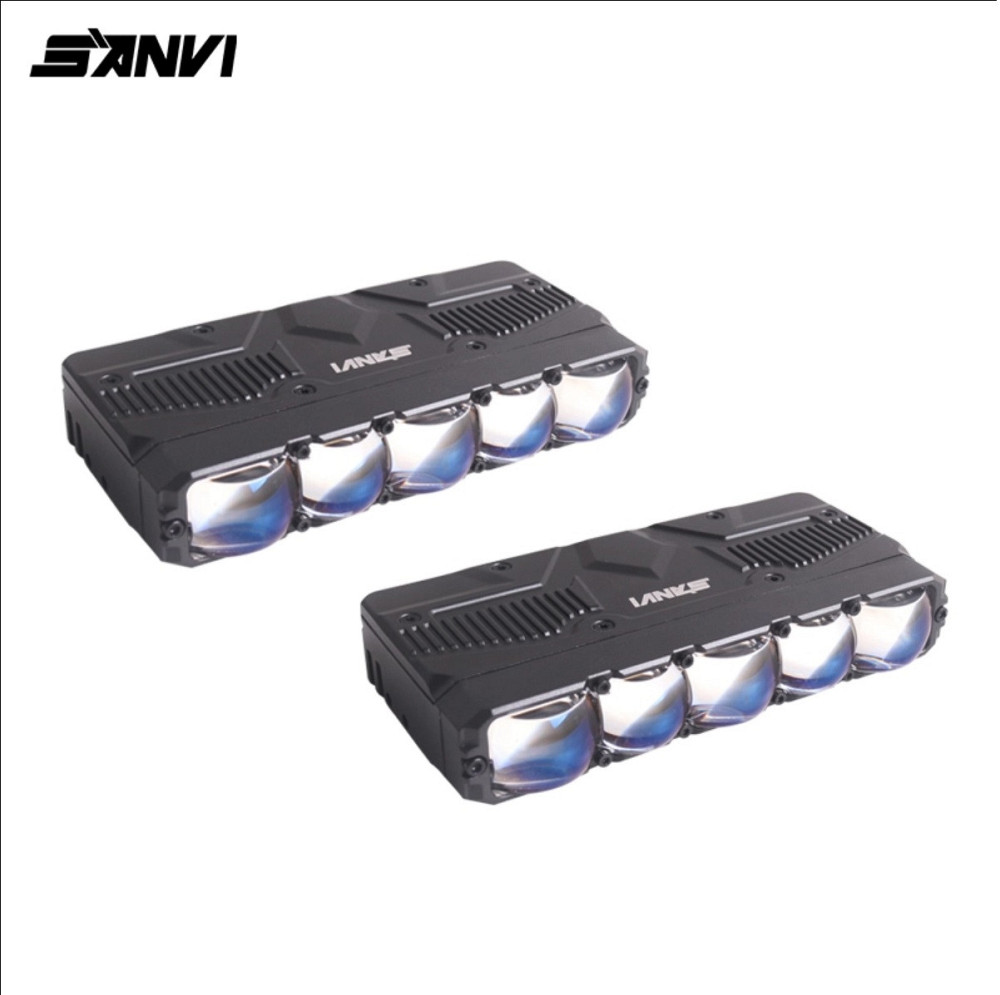 Комплект Bi-LED модулів Sanvi S500W 75/108W 12V 6000K/6000K — ближнє + дальнє світло, 2 шт Харків - фото 1