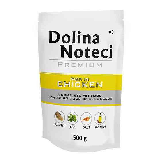 Dolina Noteci Premium (Долина Нотечі Преміум) консерви вологий корм для собак з куркою 500 г х 10 шт. Запоріжжя