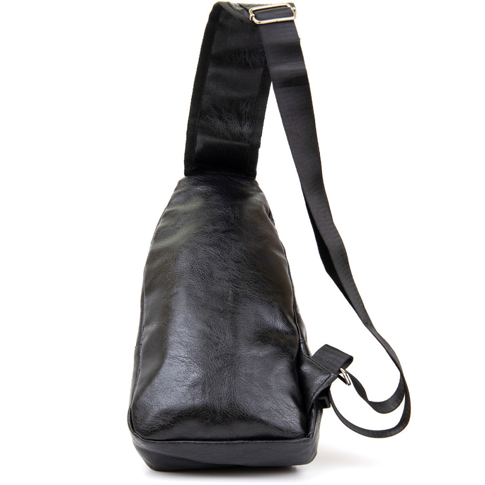 Сумка крос боді смарт зі шкірозамінника Чорна (Vintage) Київ - фото 6