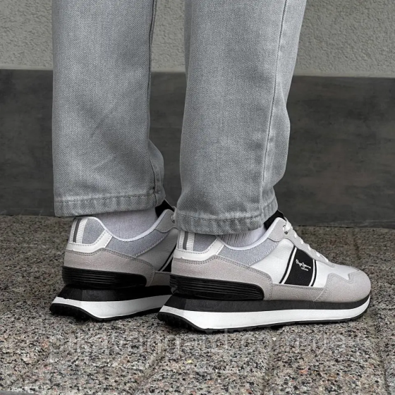 Кроссовки мужские в стиле Рибок размер 40 (стелька 26 см) на шнуровке 20-974 серый Хмельницкий