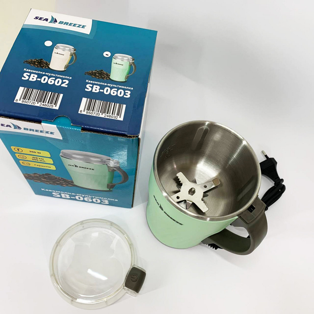 Электрическая кофемолка измельчитель SeaBreeze SB-0603, Кофемолка для кофе и сахара TS-16 Львов - изображение 6