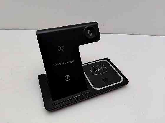 Безпровідна зарядка телефону 15W 3 в 1 Луцьк