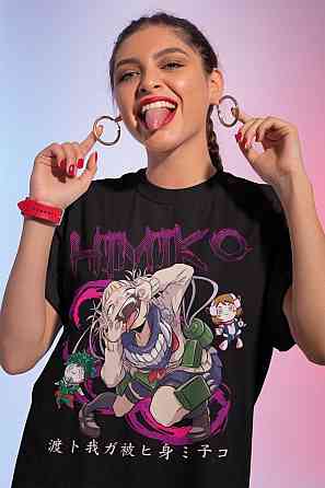 Футболка для мальчика аниме Моя геройская академия оверсайз (рост от 165 до 180 ) Черний AnimeJ0336m Днепр