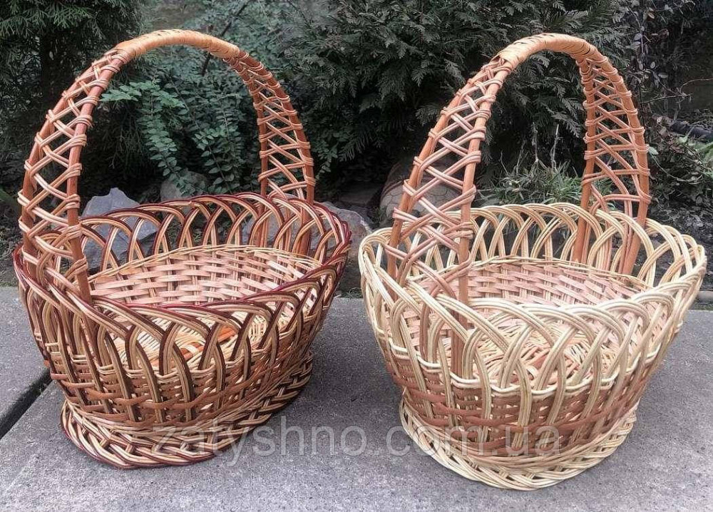Кошик набір плетений з лози Київ - фото 2