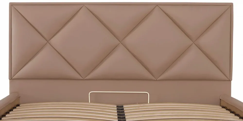 Кровать Двуспальная Leeds Comfort 160 х 190 см Fly 2213 С подъемным механизмом и нишей для белья Светло-коричневый Киев - изображение 5