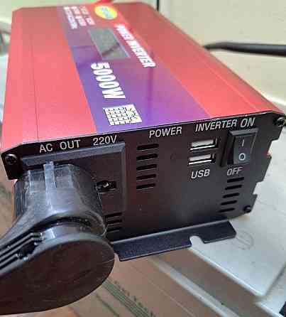 Инвертор 5000W Перетворювач 12-24V 220V з дисплеєм. Київ