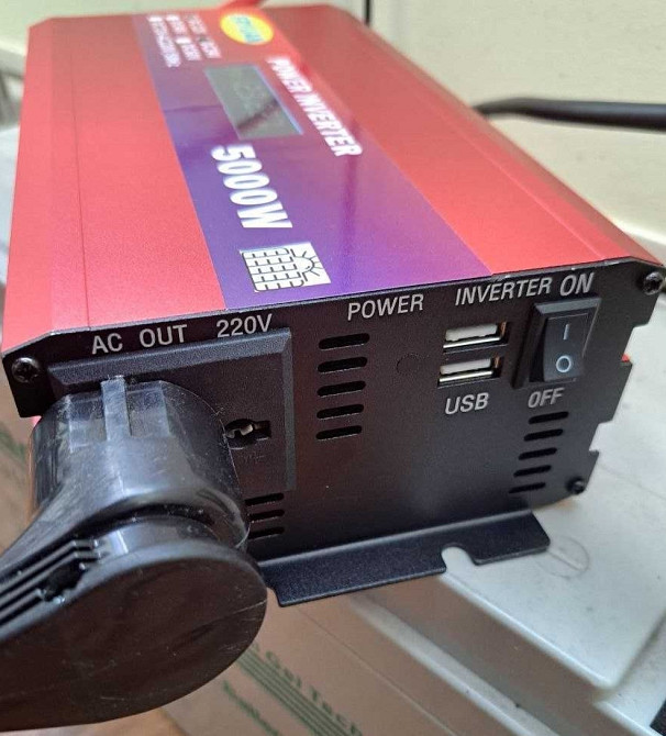 Инвертор 5000W Перетворювач 12-24V 220V з дисплеєм. Київ - фото 3