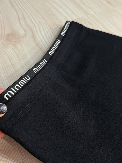 Лосины женские Kenalin 2016 утепленные с резинкой на поясе min min 42-48 черные, черный, 42-48 Киев - изображение 11