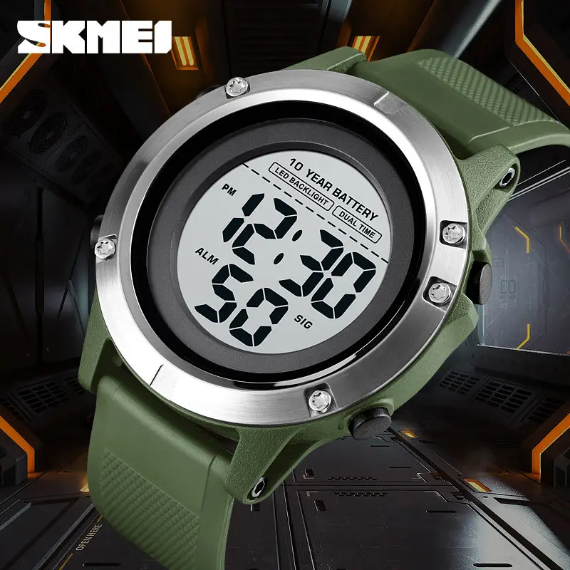 Спортивные наручные часы Skmei 1518 (Зеленый) Киев - изображение 6