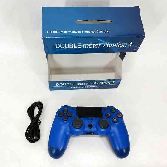 Джойстик DOUBLESHOCK для PS 4, игровой беспроводной геймпад PS4/PC аккумуляторный джойстик. Цвет: синий CF-16 Киев