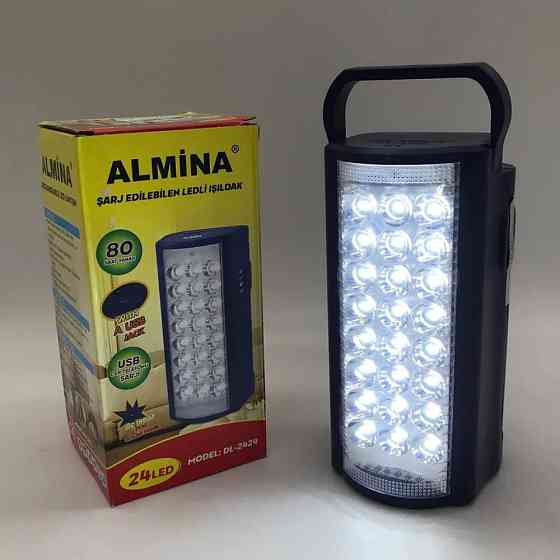 Фонарь кемпинговый переносной с павербанком Almina 2606l Вінниця