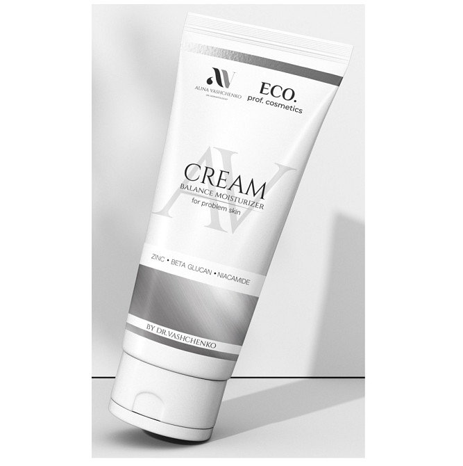 Крем з пробіотиками для жирної та нормальної шкіри AV CREAM BALANCE MOISTURIZER Eco.prof.cosmetics 50 мл Київ - фото 1