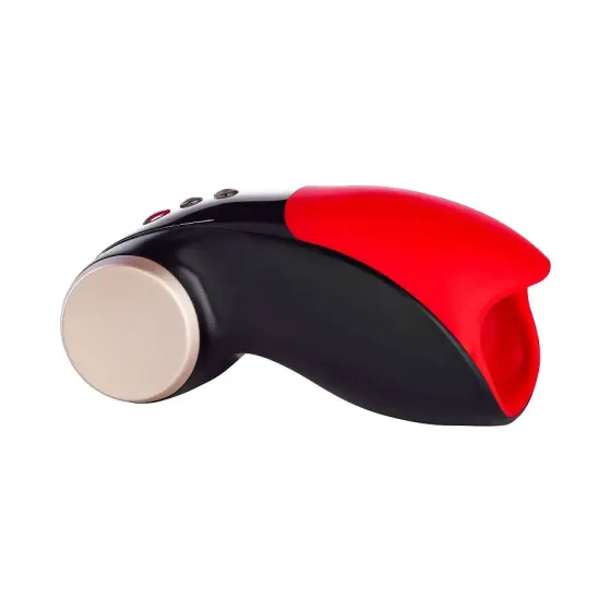 Мастурбатор для головки пеніса Fun Factory COBRA LIBRE II black/red, 2 мотори, гра без рук Львів