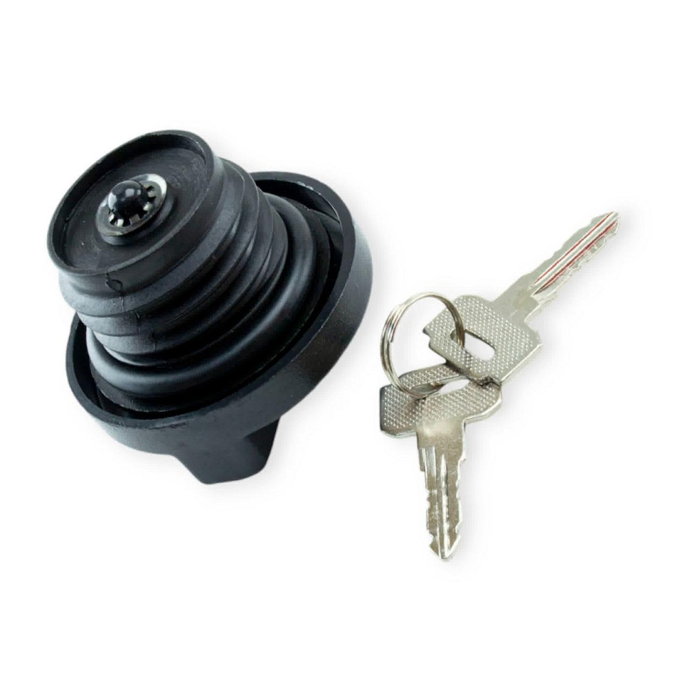 Кришка бака 2108-21099, 2110-2112, 2113-2115 з ключем чорна (кришка бензобака) паливного Мукачево - фото 1