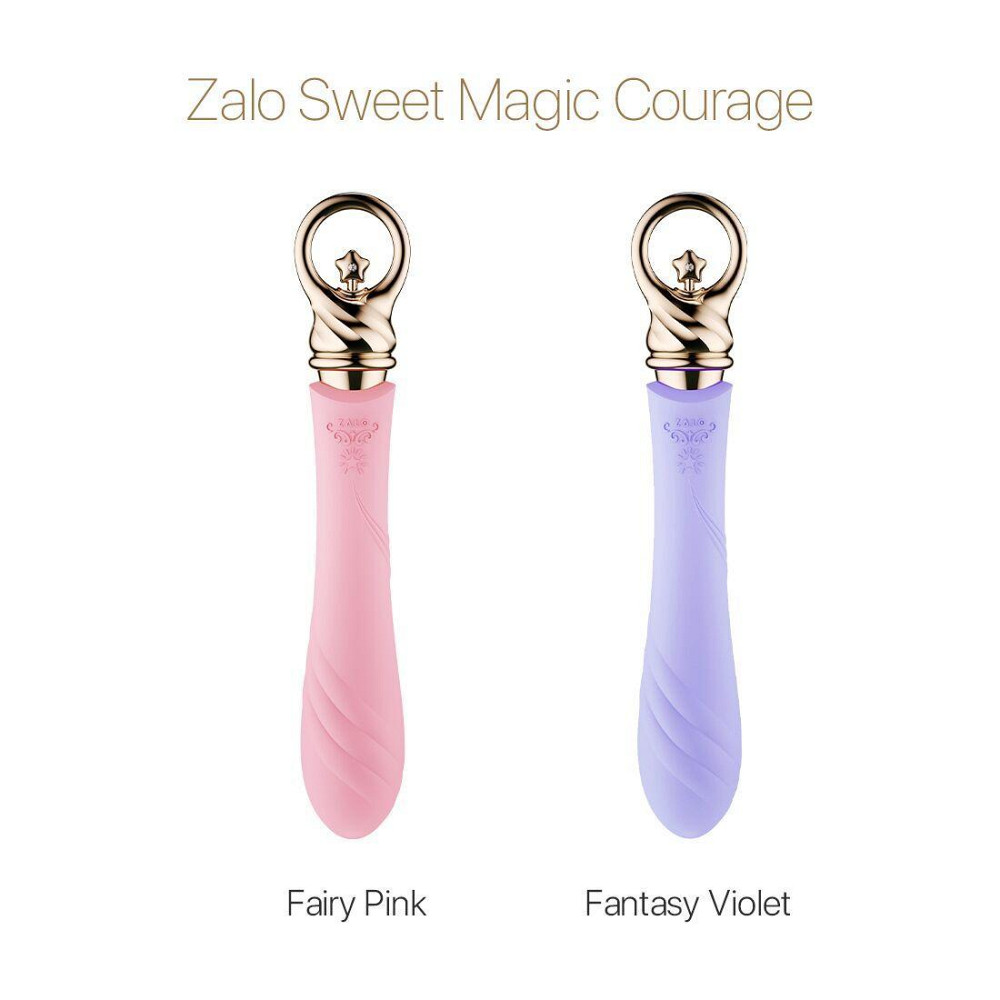 Вибратор для точки G с подогревом Zalo Sweet Magic - Courage Fantasy Violet Sex Aura Киев - изображение 8