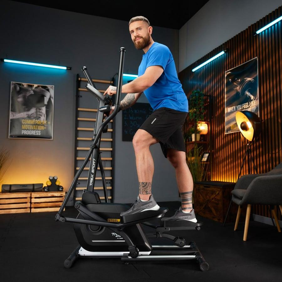 Орбітрек Trex Sport TX-700CT Steel магнітний чорний Київ - фото 2