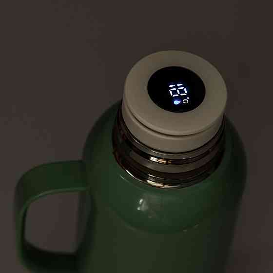 Термос с датчиком температуры 820 мл, мятный Киев