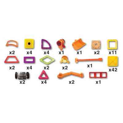 Конструктор Магнікон 87 деталей Plastic box (MK-87) Винница