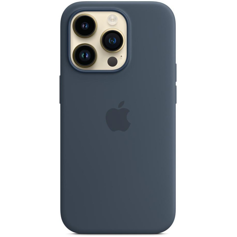 Чохол-накладка Apple Silicone Case with MagSafe для Apple iPhone 14 Pro Storm Blue (MPTF3) ( 18116 ) Харьков - изображение 1