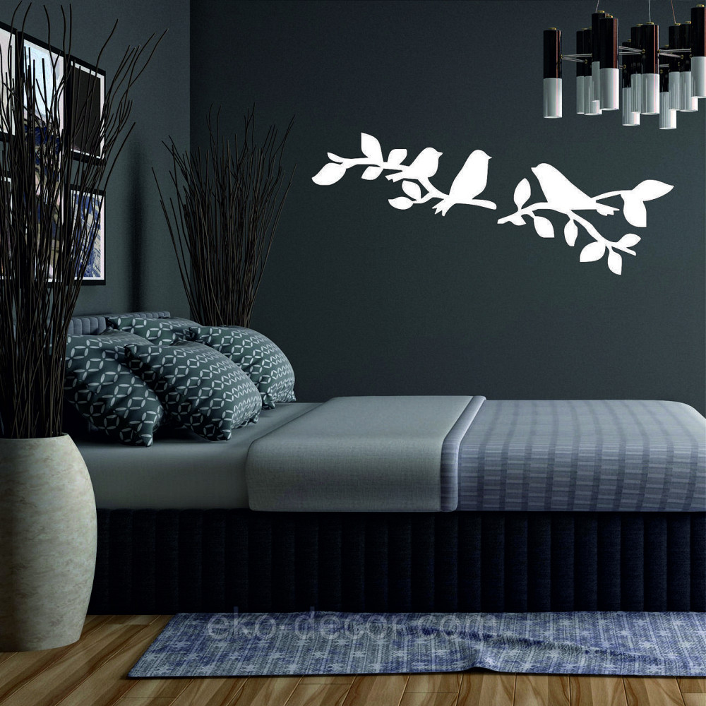 Декоративне настінне Панно  «Птахи» , Декор на стіну 50*20 см, Білий Київ - фото 8
