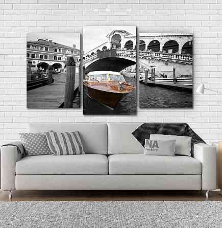 Модульна картина Місто Яхта Art-21_3 Київ