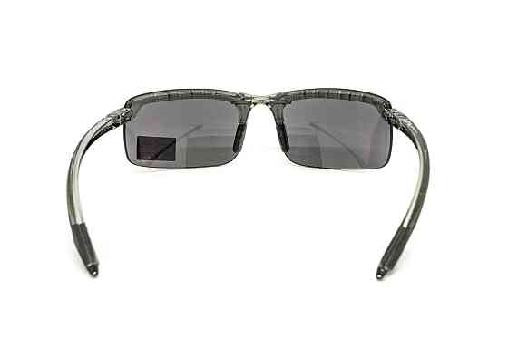 Окуляри захисні Global Vision Wheelin Crystal Gray (flash mirror), дзеркальні сірі лінзи в сірій напівпрозорій оправі Запоріжжя