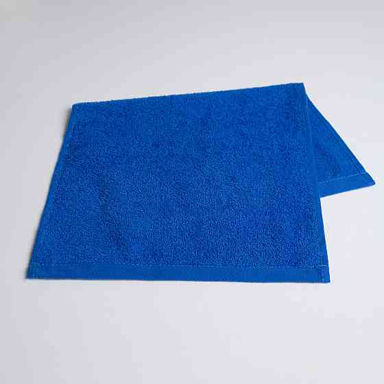 Небольшое махровое полотенце для рук и лица GM Textile 30х50см 400г/м2 (Синий) Сумы