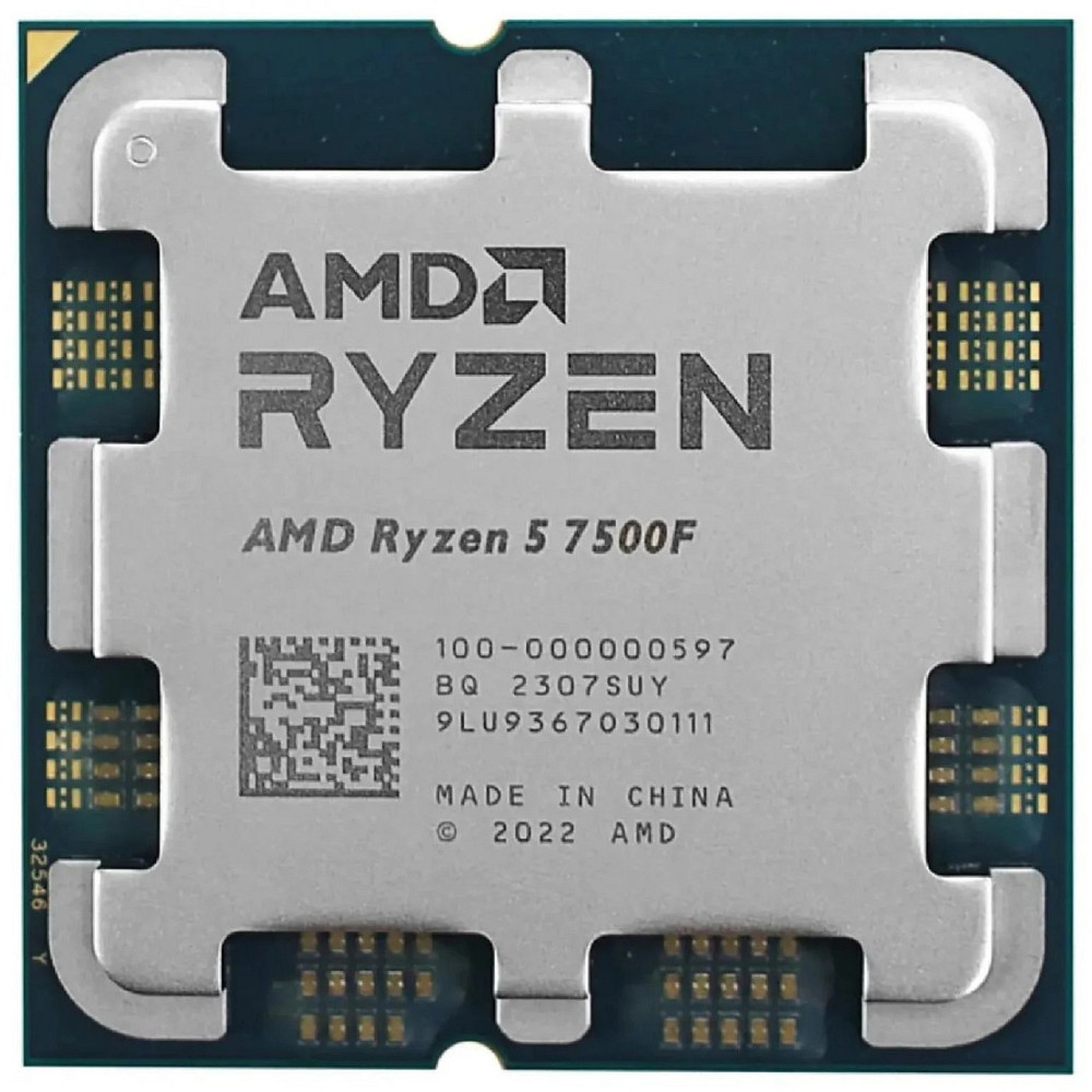 Процесор AMD Ryzen 5 7500F (3.7 GHz 32 MB 65 W AM5) Multipack (100-100000597MPK) ( Для настільного ПК ) Харків - фото 1