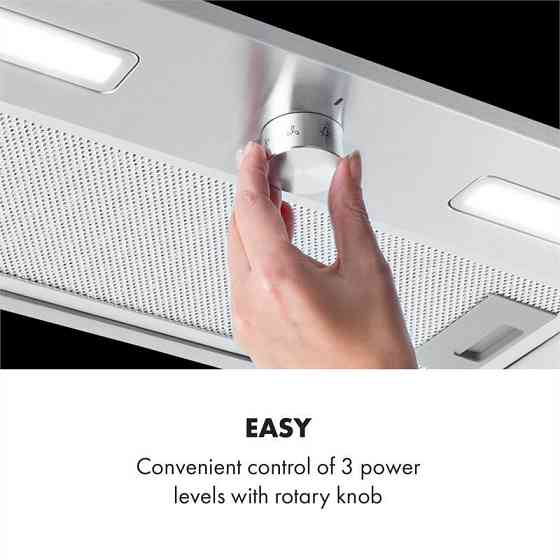 Вбудована витяжка Simplica 52 см. Витяжне повітря: 400 м3/год Світлодіод із неіржавкої сталі 52 см. (Німеччина, Рівне