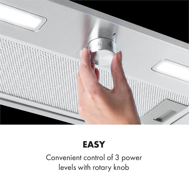 Встроенная вытяжка Simplica 52 см. Вытяжной воздух: 400 м³/ч Светодиод из нержавеющей стали 52 см. (Германия, Ровно - изображение 4