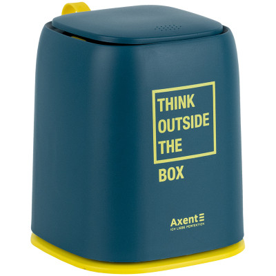 Кошик для паперів Axent Настільний контейнер для сміття, прямокутний, синій індіго (2133-47-A) Вінниця - фото 2