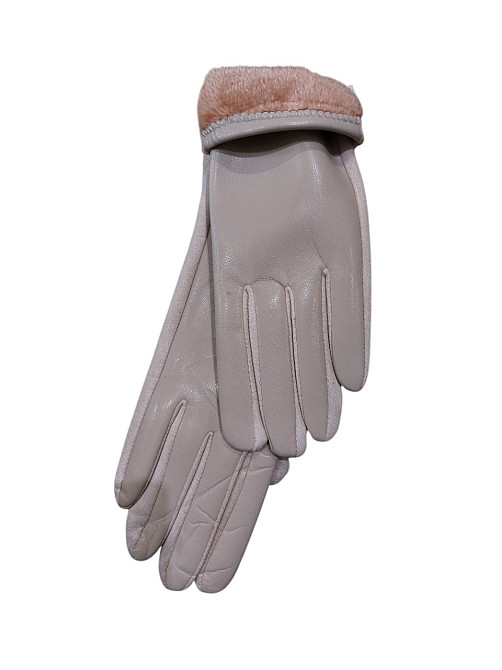 Жіночі рукавички сенсорні one size молочний Київ - фото 3