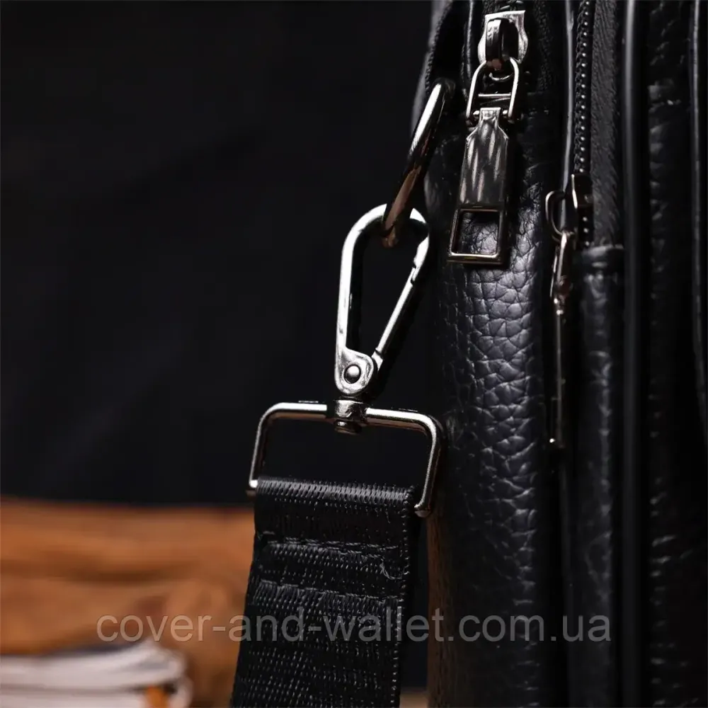 Мужская кожаная сумка барсетка из натуральной кожи VINTAGE STYLE Киев - изображение 9