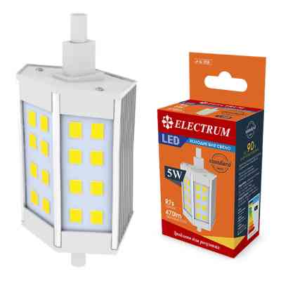 Лампочка Electrum 5W R7s 4000K AL LL-24 (A-LL-1728) Вінниця