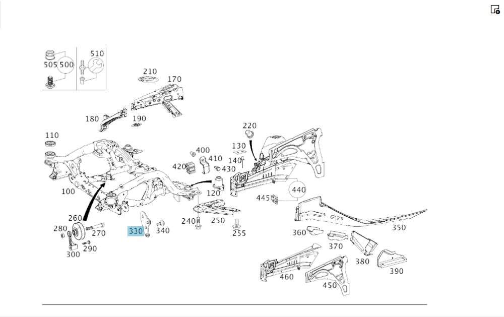 Mercedes-Benz  A1663312040 Права кріпильна пластина рульової рейки ML/GLE W166 GL/GLS X166 GLE Coupe C292 Одесса - изображение 5